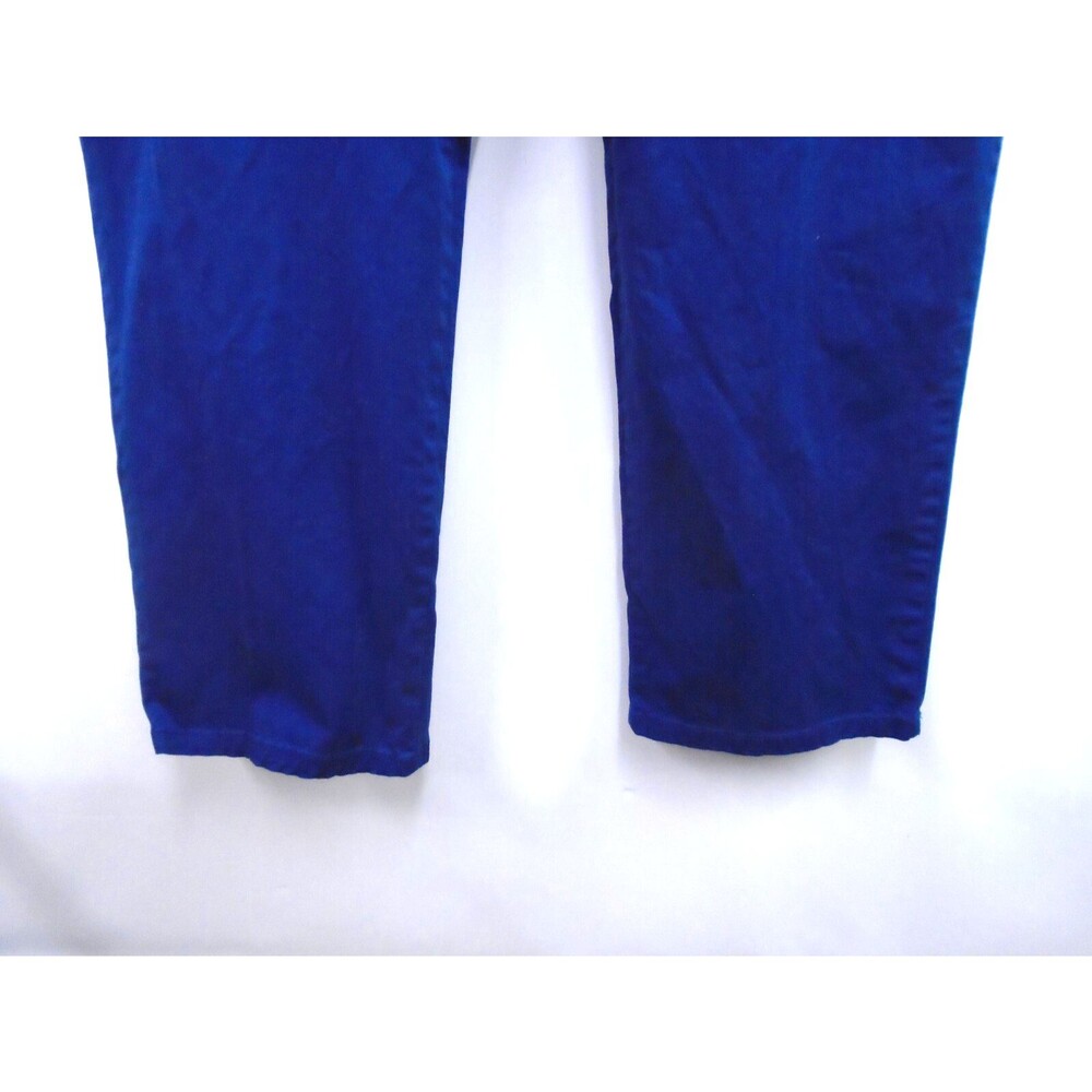 Liz Claiborne Women's Straight Pants Blue Plus Size 20W (46x27) Cotton Blend - Picture 6 of 9